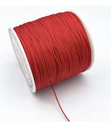 Fil de Jade 0,8mm - ROUGE
