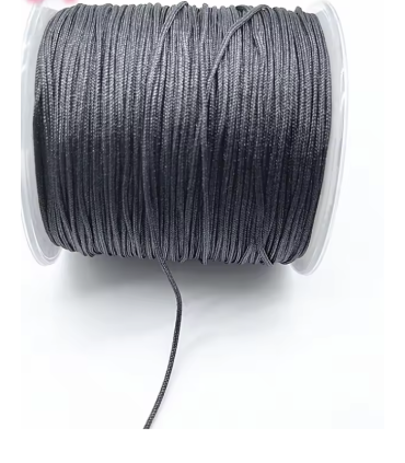 Fil de Jade 0,8mm -  ANTHRACITE