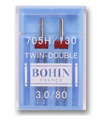 BOHIN : Aiguilles Double Twin-jersey 3,0-80