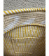 Tote bag indien matelassé Zippé - Imprimé ethnique - BEIGE