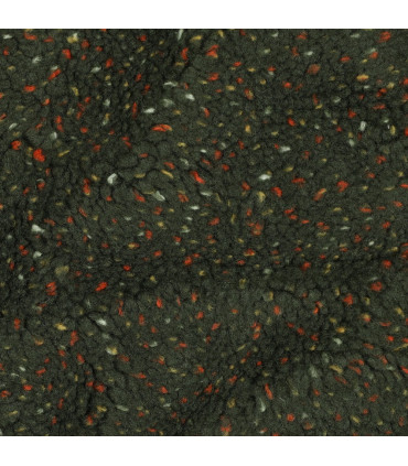 TEDDY fausse fourrure – Tweed KAKI