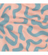 POPPY : Sweat abstrait - PÊCHE