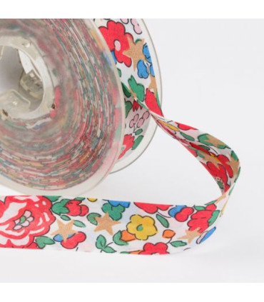 Biais Liberty Fabrics Tana Lawn® Christmas Betsy