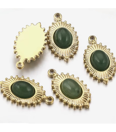 Pendentif ovale - SAUGE