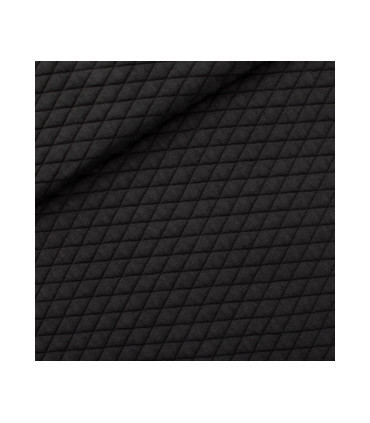 Tricot Piqué Matelassé - Noir