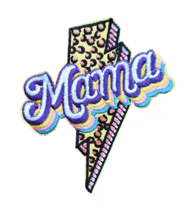 Thermocollant - Mama Éclair Léopard - VIOLET
