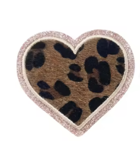 Thermocollant - Coeur Léopard - CAMEL