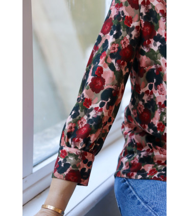 LISE TAILOR : Twill de Viscose FLOWER DRIPS