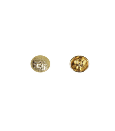 Bouton Métal Boule sur pied : 18mm - DORÉ