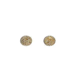 Bouton Métal Boule Chaîne sur pied : 20mm - DORÉ