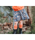 SEE YOU AT SIX : Ecovero Viscose - Flower Joy - BLEU OCÉANA