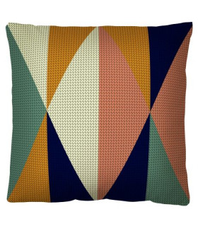 SEG de Paris : Kit Coussin Demi Point de Croix Soudan 40x40 - MIROIR