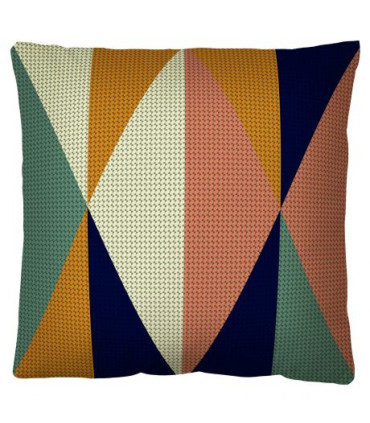 SEG de Paris : Kit Coussin Demi Point de Croix Soudan 40x40 - MIROIR