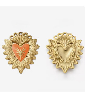 Pendenti coeur ex-voto CORAIL