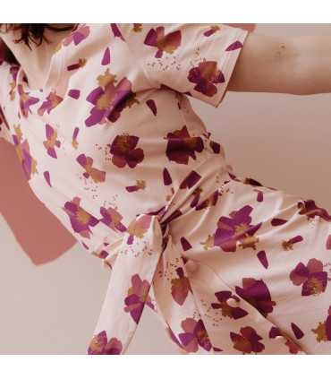 ÉGLANTINE ET ZOÉ: Jersey de Coton Anémona - NUDE