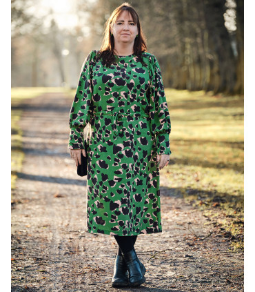 Viscose Léopard VERT