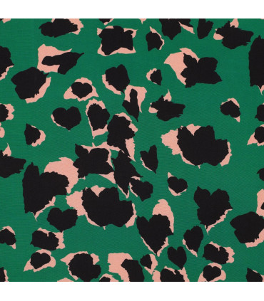 Viscose Léopard VERT