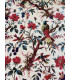Velours de coton Indien Oiseaux - POUDRE