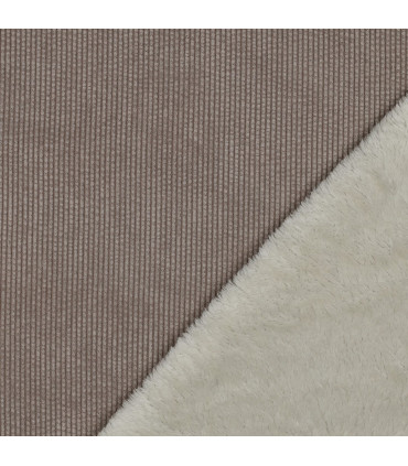 Velours TAUPE envers Fourrure