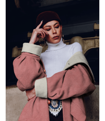 Velours TAUPE envers Fourrure