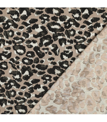 Jacquard Léopard - BEIGE