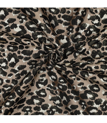 Jacquard Léopard - BEIGE