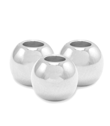 Perle ronde 3mm - Argenté