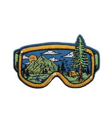 Thermocollant - Masque Ski Paysage montagne