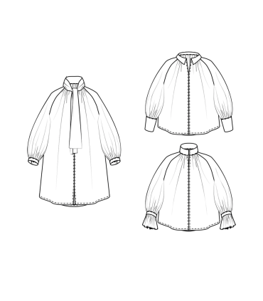 SINGULIERE par COUSETTE - La blouse Violette