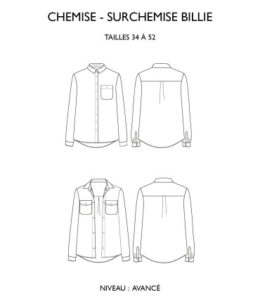 Églantine et Zoé : La Sur-Chemise - BILLIE