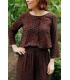 ÉGLANTINE ET ZOÉ : Viscose bagheera - CHOCOLAT