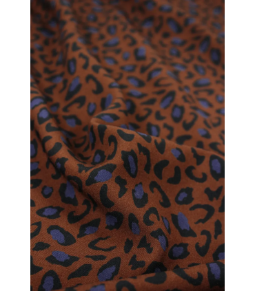 ÉGLANTINE ET ZOÉ : Viscose bagheera - CHOCOLAT