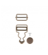 Kit Boucles Salopette - 25mm - Bronze