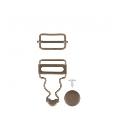 Kit Boucles Salopette - 25mm - Bronze
