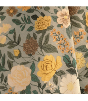 Madame IRIS : Flanelle de coton bio - CARA été