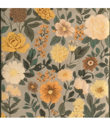 Madame IRIS : Flanelle de coton bio - CARA été