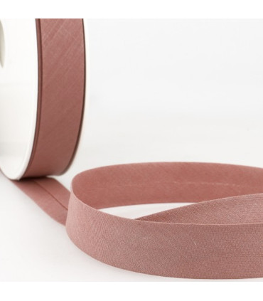 BIAIS COTON Replié Vieux Rose