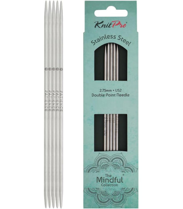 KnitPro - Mindful Collection - Aiguilles doubles pointes 15cm - 2mm