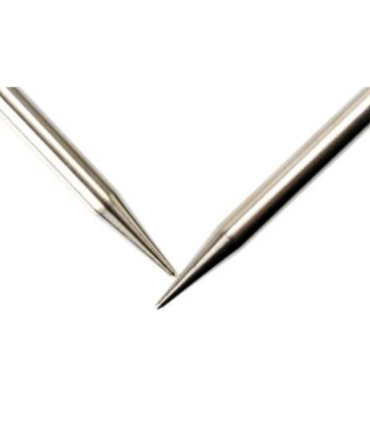 CHIAOGOO - Aiguilles Circulaires Fixes Metal Red - 80 Cm- 2mm