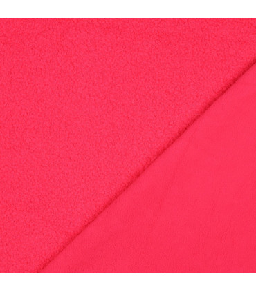 TEDDY double face polaire – ROSE FLUO