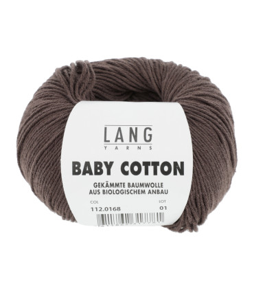 LANGYARNS - Baby Cotton - MARRON FONCÉ