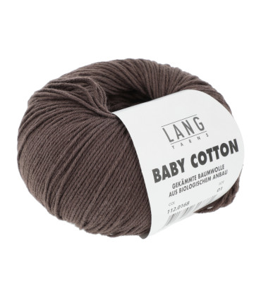 LANGYARNS - Baby Cotton - MARRON FONCÉ