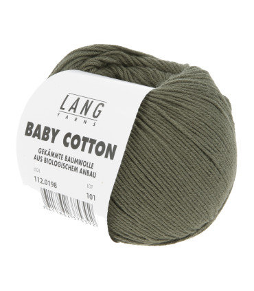 LANGYARNS - Baby Cotton - OLIVE FONCÉ