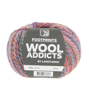 WOOL ADDICTS : Footprints - LILA BAIE BLEU