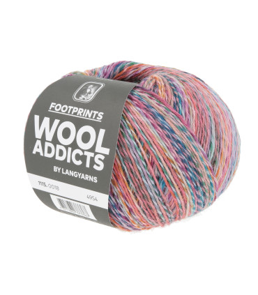 WOOL ADDICTS : Footprints - LILA BAIE BLEU
