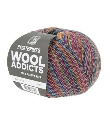 WOOL ADDICTS : Footprints - BAIE VERT BLEU