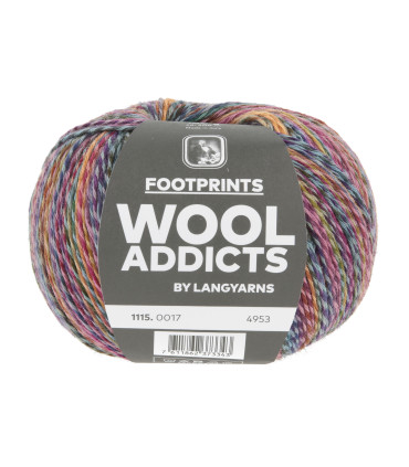 WOOL ADDICTS : Footprints - BAIE VERT BLEU