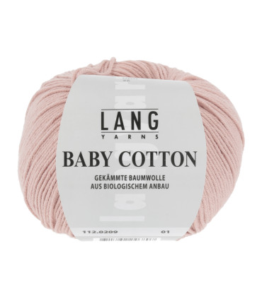 LaNGYARNS - Baby Cotton - ROSE FONCÉ