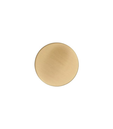 Bouton métallique plat - 15mm - OR