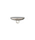Bouton métallique plat - 25mm - ARGENT